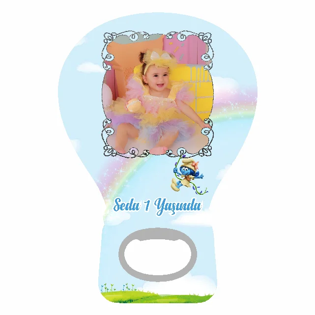 Şirinler Temalı Balon Açacak Magneti